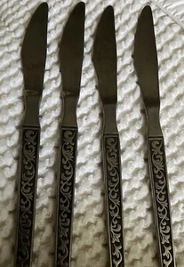Riviera Monterey Stainless Steel (4) Dinner Knives Excellent Condition - Picture 1 of 4
