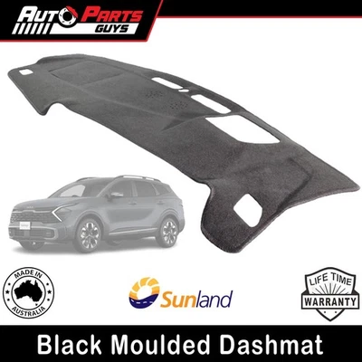 Fits Kia Sportage NQ5 PE With HUD 03/2025 2026 Black Dashmat - image 1 of 2