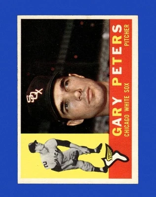 Коллекционные бейсбольные карточки 1960 Topps Set-Break No407 Gary Peters EX-EXMINT *GMCARDS* - Изображение 1 из 2