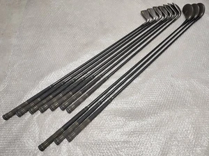 PRGR M-30 M-4 Golf Club Set 10pcs Driver FW Irons Japanese Made 1988 Used - Picture 1 of 7