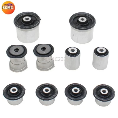 Kit de buje de brazo de control inferior superior delantero de 10 piezas para Porsche Panamera 2014-2016 Foto 1 de 4