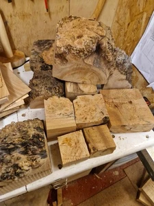 Cuenco escocés de madera dura para tornear espacios en blanco - El precio es por blanco. - Imagen 1 de 6