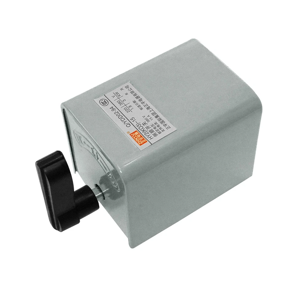 AC 380V 15A Butée avant marche arrière interrupteur inverseur démarreur moteur - Photo 1/4