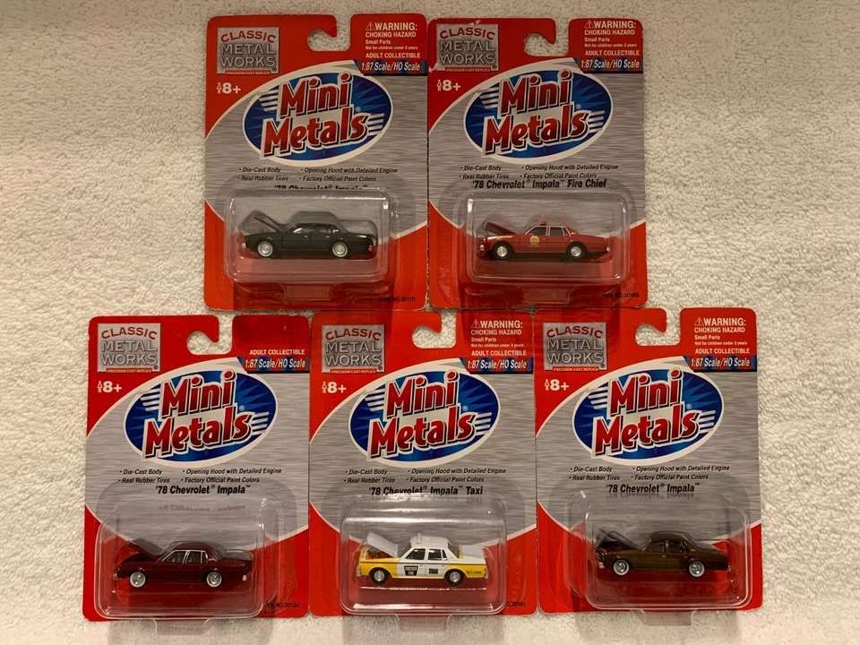 Mini Metals HO Scale '78 Chevrolet Impala each sold separately - Image 1 of 1