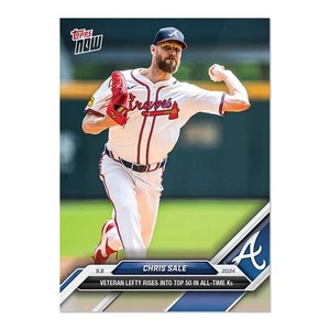 2024 Topps Now Chris Sale #663 Atlanta Braves - Bild 1 von 2
