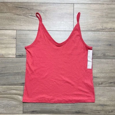 Camiseta sin mangas para mujer Universal Thread camisola acanalada talla XXL roja cerámica Foto 1 de 4