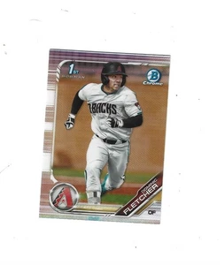 2019 Bowman Chrome Draft Refractors #BDC35 Dominic Fletcher ARIZONA DIAMONDBACKS - Picture 1 of 2