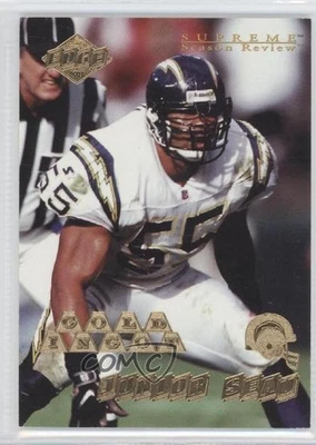 1998 Collector's Edge Supreme Season Review Gold Ingot Junior Seau #151 HOF - Image 1 of 2