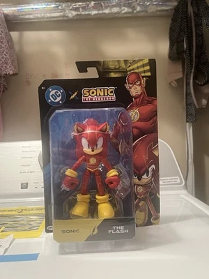 DC X Sonic the Hedgehog Sonic as The Flash 5" Action Figure Jakks Pacific - Image 1 of 4
