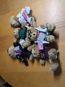 The Teddy Bear Collection,5 Costume Bears,Height 6-8" Tall Job Lot Bundle - Picture 1 of 18