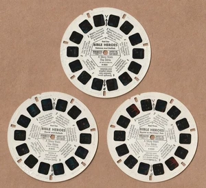 Set of vintage View-Master reels Bible Heroes 1967 - Picture 1 of 1