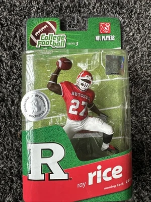 Figura Rutgers Ray Rice McFarlane Fútbol Universitario Serie 3 Selecciones Deportivas Foto 1 de 4