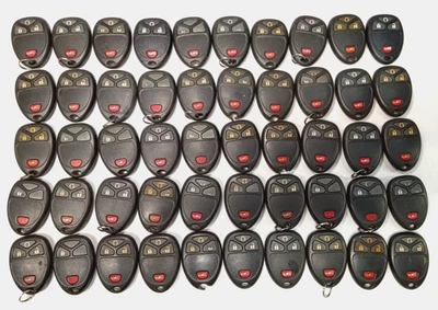 LOT OF 50 OEM STANDARD GM KEY FOB REMOTES  OUC60270  4 BUTTONS - Image 1 of 4