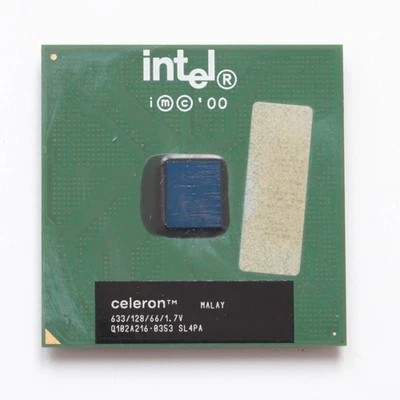 Socket 370 CPU - Intel Celeron 633 - 633MHz - SL4PA - Coppermine - TESTED - Image 1 of 2