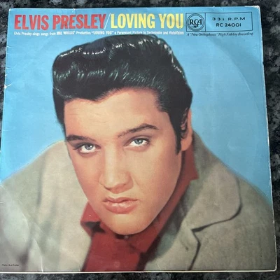ELVIS PRESLEY- Loving You - RCA 130251 Early Pressing 10 Inch Vinyl VGC - Image 1 of 4