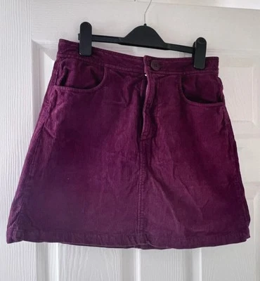 Zara Short Skirt Plum Size 10 - Image 1 of 3
