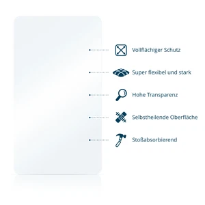 Full-Cover Schutz Folie für Hama Smartwatch 6010 3D Curved Edge Display 2x - Zdjęcie 1 z 8