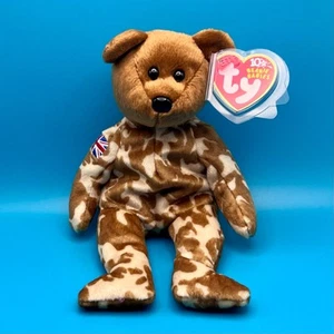 TY Beanie Baby - HERO the Military Bear (UK Exclusive Version) (8,5 inch) - Bild 1 von 1
