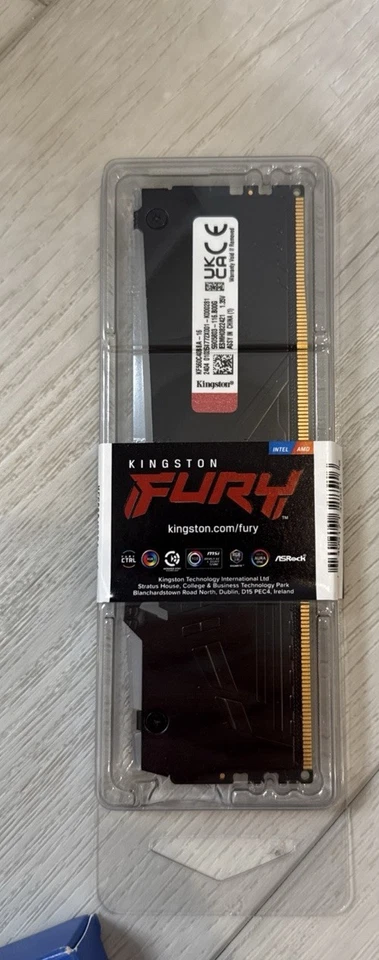 Kingston FURY Beast RGB DDR5 16GB (1 x 16GB) 6000MHz DIMM Memory NEW - Image 1 of 2
