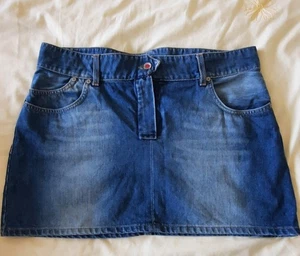 gsus industries denim skirt y2k alien size L - Picture 1 of 12