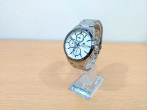 ORIENT RMC0UAA0 Chronograph Quartz Men's Watch White Dial Analog From Japan - Picture 1 of 11