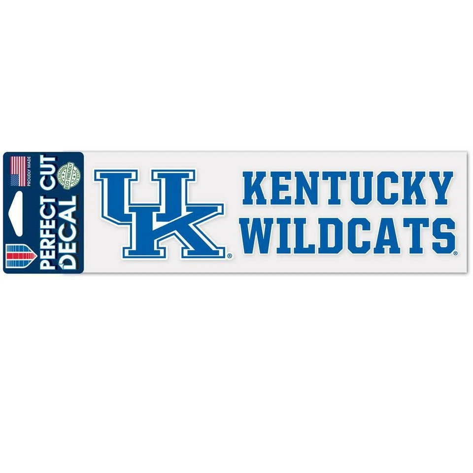 Kentucky Wildcats 3"x10" Perfect Cut Decal [NEW] Auto Car Emblem Sticker - Image 1 of 1