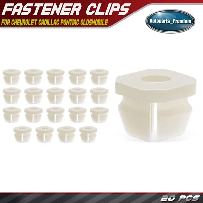 20 piezas #8 interior bisel rejilla tuerca tornillo clips retenedor para Chevy Cadillac Foto 1 de 4