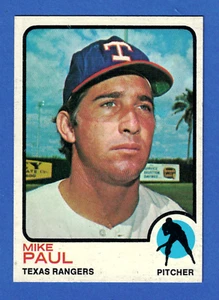 1973 Topps #58 Mike Paul NM Near Mint Texas Rangers - Bild 1 von 2