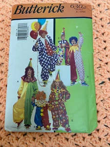 Butterick #6302 Children's, Boys', & Girls' Clown Costume - Size A - Picture 1 of 7