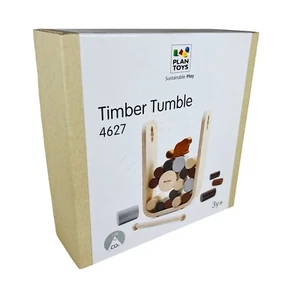 Plan Toys Timber Tumble 4627 log stacking game - Ages 3+ 1-4 players New - Picture 1 of 7