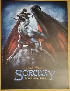 Juego de cartas coleccionables Sorcery - Póster de dragón antiguo alfa del reino disputado enrollado 60x45 cm - Imagen 1 de 3