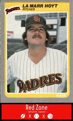 1985 Fleer Update - #U-58 LaMarr Hoyt NM Set Break. - Image 1 of 2