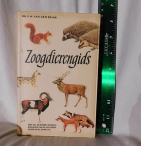 Zoogdierengids Zoologic Book in Dutch European Animals Scientific Van Den Brink - Picture 1 of 12
