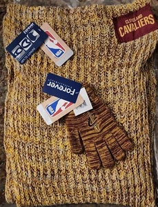 Cavs Forever Collectibles Scarf Gloves Infinity Scarf NBA Basketball... - Imagen 1 de 8