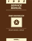 1992 Dodge Van Shop Service Repair Manual Book Engine Drivetrain Electrical OEM
