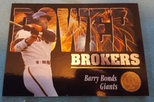 1994 Leaf Power Brokers #3 Barry Bonds San Francisco Giants Baseball Card