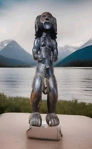 Antique Fang Statue Gabon reliquary Bieri African tribal art 22" - Picture 1 of 14