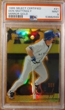 1995 Select Certified Don Mattingly Mirror Gold PSA 9