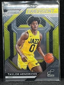 Taylor Hendricks 2023-24 Panini Prizm ROOKIE EMERGENT NBA Card Jazz #30 - Picture 1 of 1