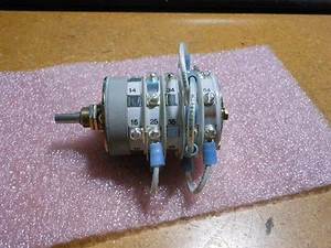 SHALLCO INTERRUTTORE ROTATIVO # 72-5009 NSN: 5930-01-046-6949 # 12685 - Foto 1 di 6