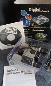 4 in1 10 x 25 BINOCULARS & DIGITAL CAMERA & DIGITAL VIDEO & PC CAM - Picture 1 of 3