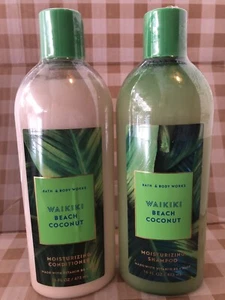 BATH AND BODY WORKS Waikiki Beach Coconut Shampoo And Conditioner - Picture 1 of 2