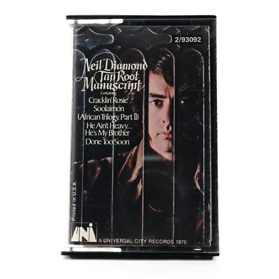 Tap Root Manuscript by Neil Diamond (Cassette Tape, 1971, Universal) TESTED - Image 1 of 4