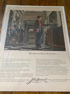 Vintage 1952 John Hancock Public Library ad - Picture 1 of 1