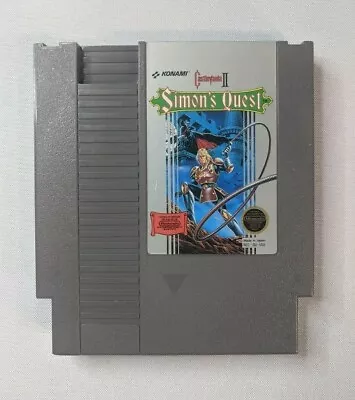 Castlevania II 2 Simon’s Quest Nintendo NES Authentic OEM Game Cartridge Only - Image 1 of 4