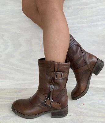 Botas de Moto Clark's Narrative Mezze Rose WP Couro de Vaca Grão Inteiro Tamanho 7 M - Imagem 1 de 4