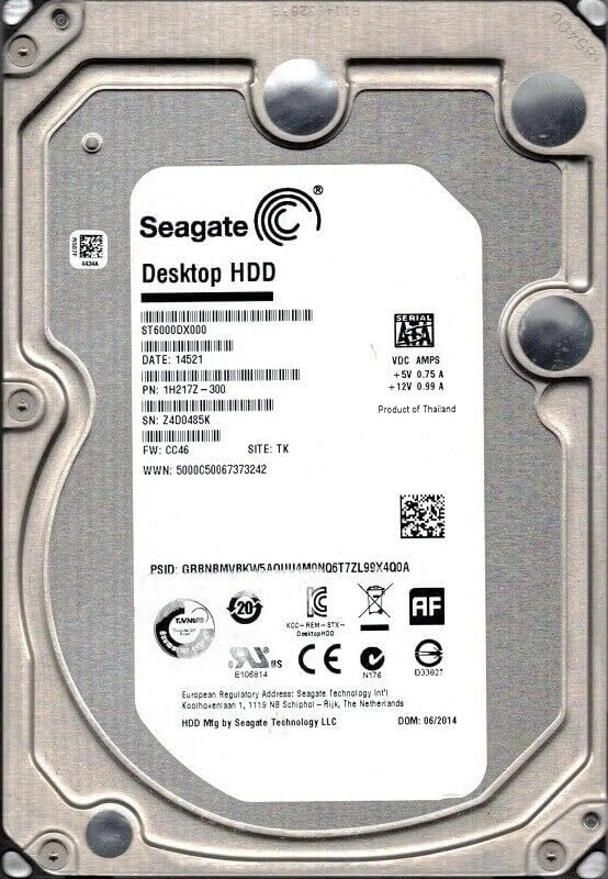 Hitachi UltraStar 0F22805 4TB Internal 7.2K RPM SAS 3.5'' (HUS726040AL5211) - Image 1 of 1