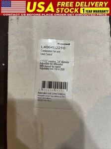 NEW Honeywell L4064B2210 11.5" Fan/Limit Control Switch IN BOX - Picture 1 of 3