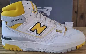 New Balance BB650 High-Top White/Yellow Sneaker Turnschuhe Schuhe UK 7 UVP 149£ - Bild 1 von 16