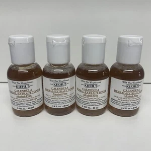 LOT OF 4  KIEHL'S Calendula Herbal-Extract Toner 1.4 OZ/40mL travel size NEW - Picture 1 of 4